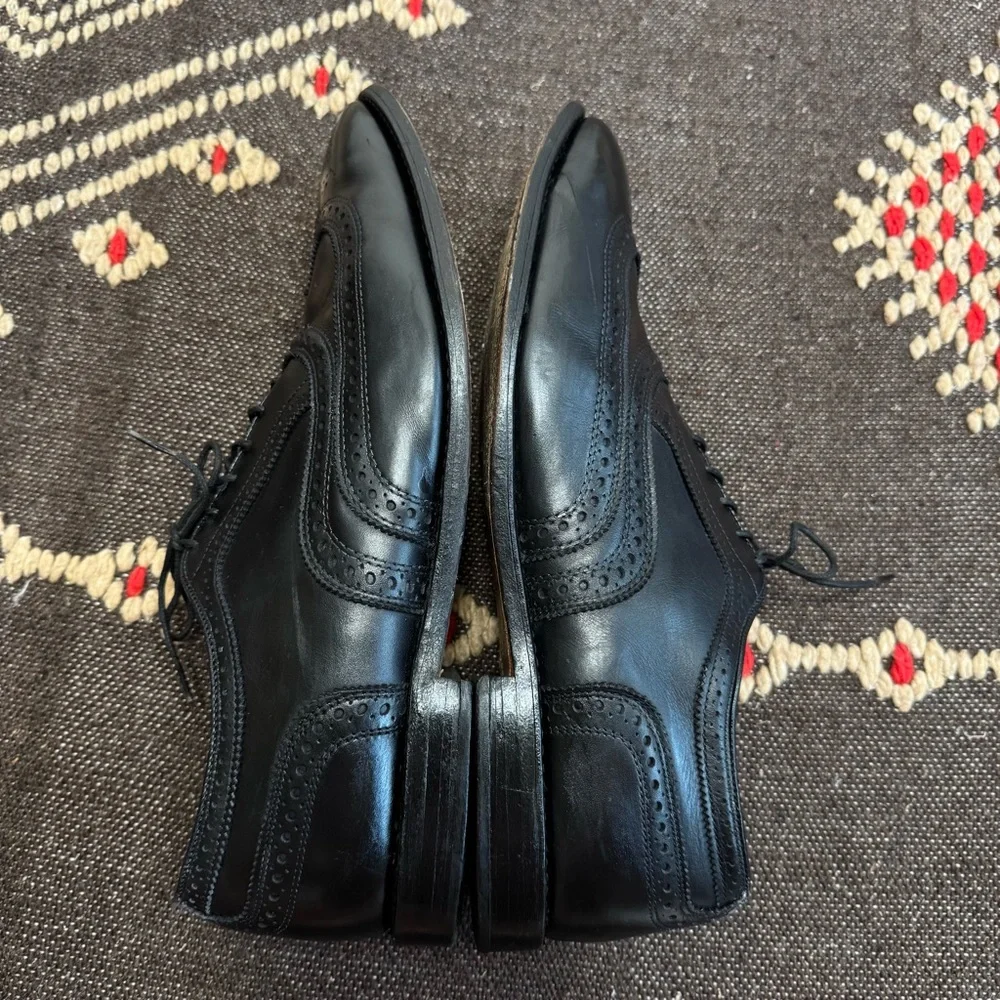 Allen Edmonds Hendrix Leather Oxford Black Sz 14E Wide